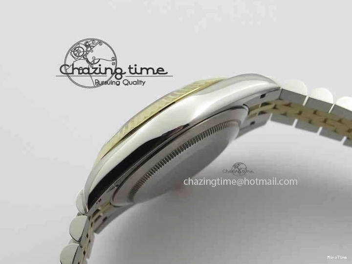 MiroTime 0125 Casual DateJust II 41mm SS YG BP Maker Best Edition White Dial On Jubilee Bracelet 3673